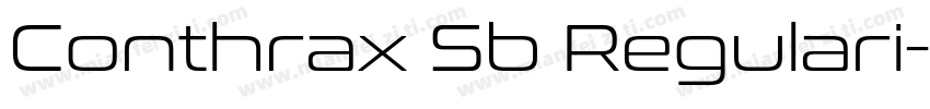 Conthrax Sb Regulari字体转换